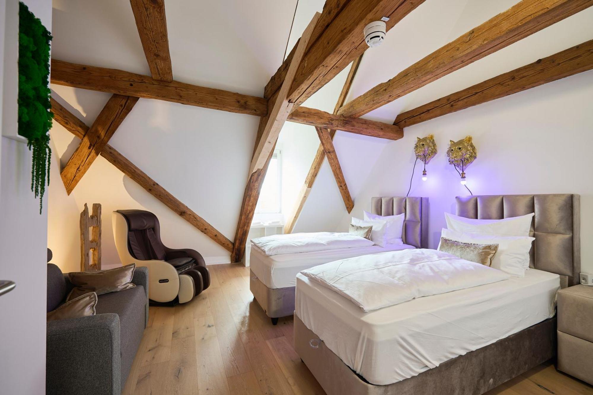 Apartamento Wood World Luxury - Massage - Bergblick - Tranpolin- Parken Markdorf Exterior foto