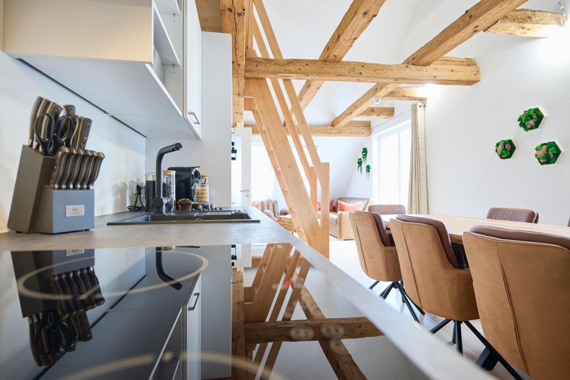 Apartamento Wood World Luxury - Massage - Bergblick - Tranpolin- Parken Markdorf Exterior foto